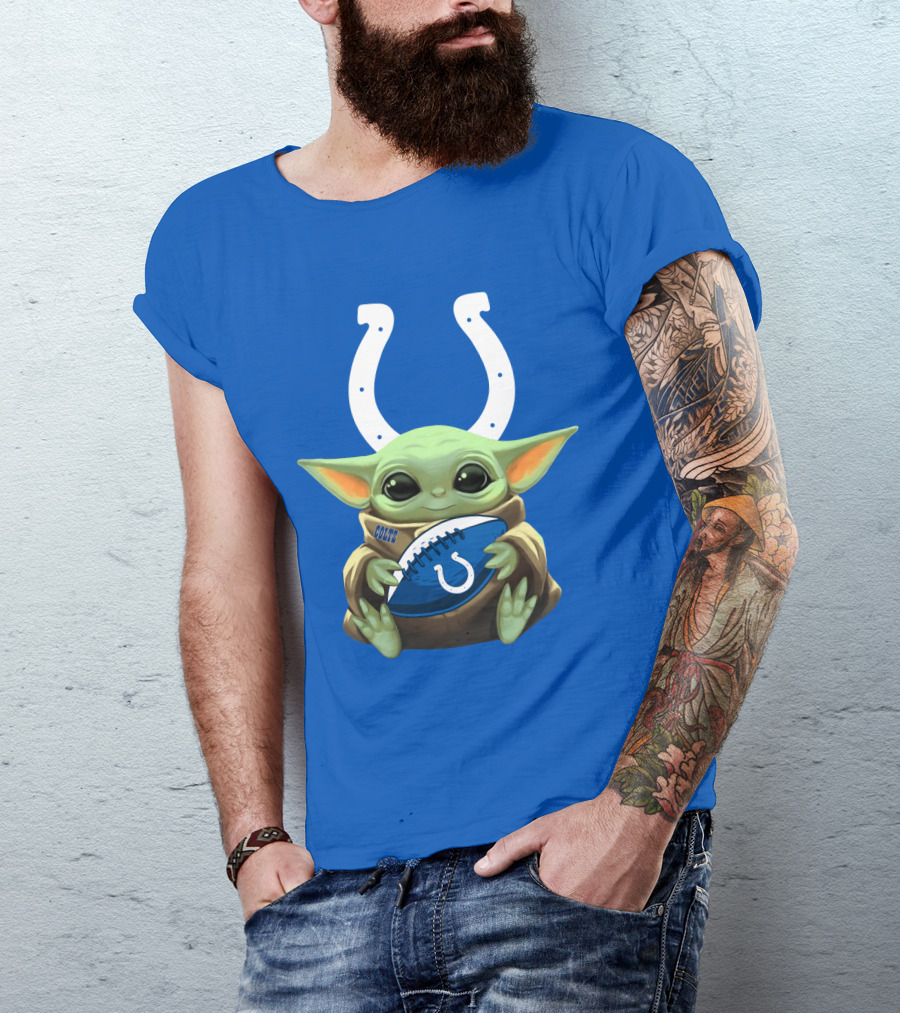 Baby Alien Colts Football Fans T-Shirt