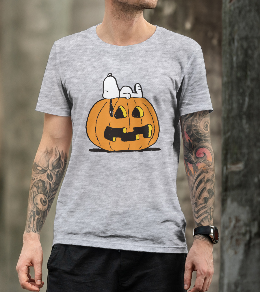 Snoopy Halloween Pumpkin Peanuts T-Shirt
