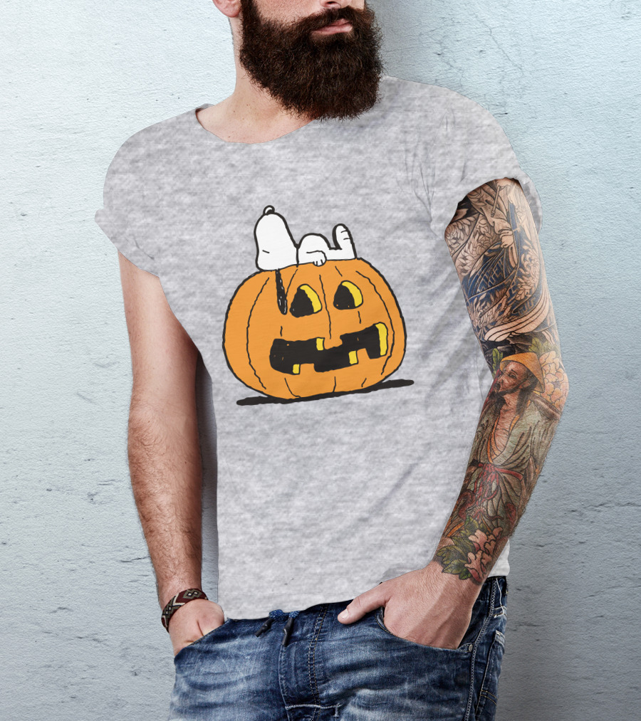 Snoopy Halloween Pumpkin Peanuts T-Shirt