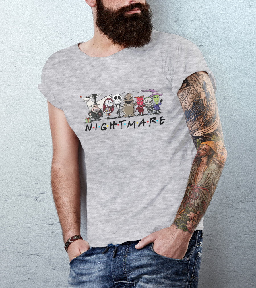 Nightmare Before Christmas Friends TV Show T-Shirt
