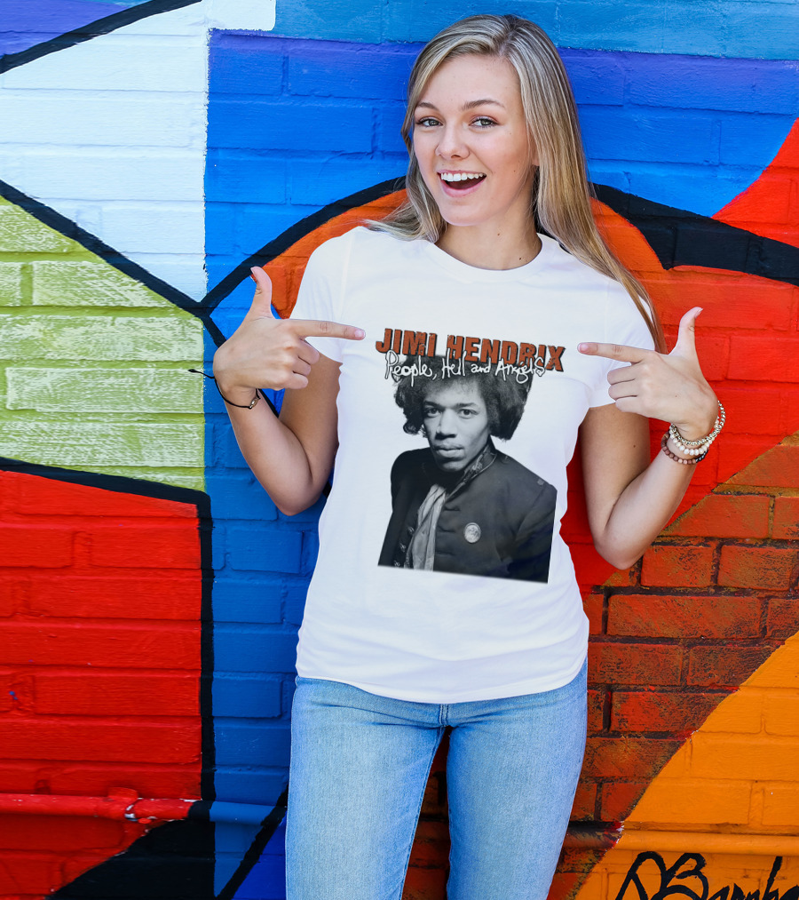 Jimi Hendrix People, Hell And Angels T-Shirt