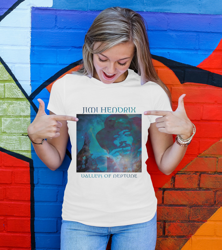 Jimi Hendrix Valleys Of Neptune Album T-Shirt