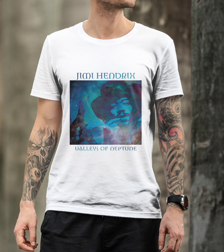 Jimi Hendrix Valleys Of Neptune Album T-Shirt