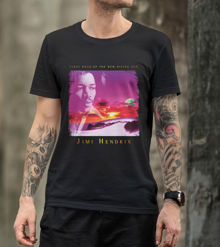 Jimi Hendrix First Rays Of The New Rising Sun Sunset T-Shirt