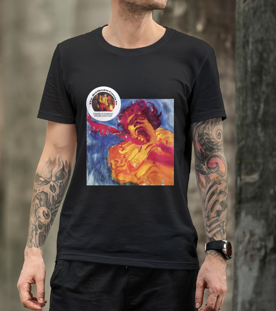 The Jimi Hendrix Concerts Digitally Re-Mastered Includes Extra Track T-Shirt