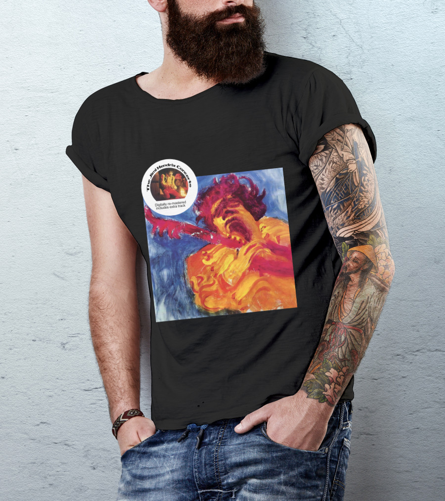 The Jimi Hendrix Concerts Digitally Re-Mastered Includes Extra Track T-Shirt