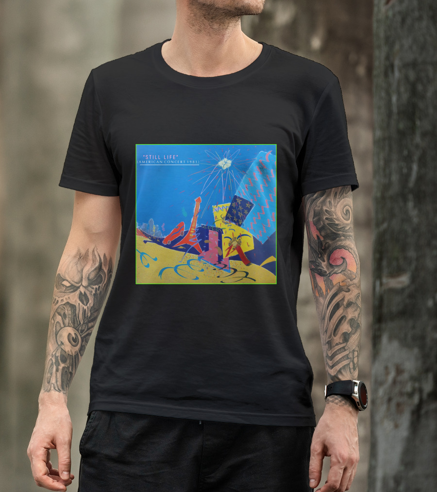 Still Life American Concert 1981 Vibrant Abstract T-Shirt