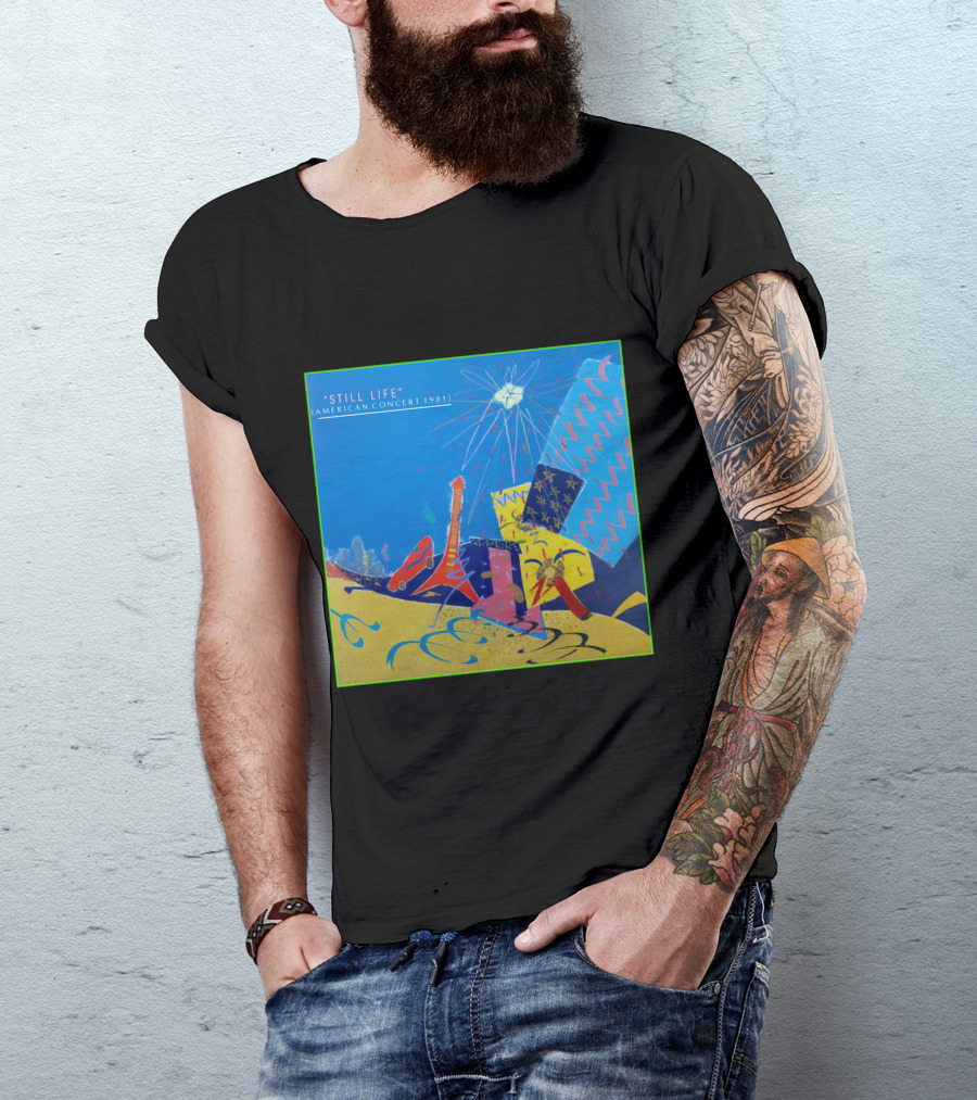 Still Life American Concert 1981 Vibrant Abstract T-Shirt