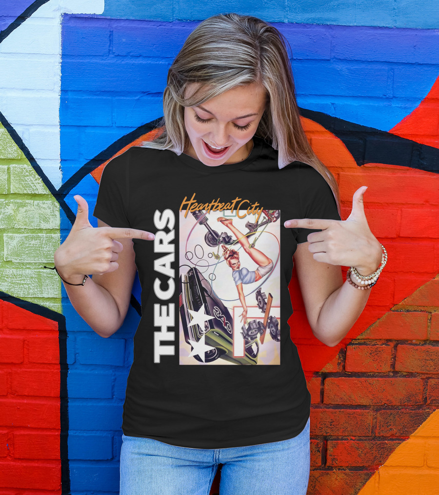The Cars Heartbeat City 340 Retro T-Shirt