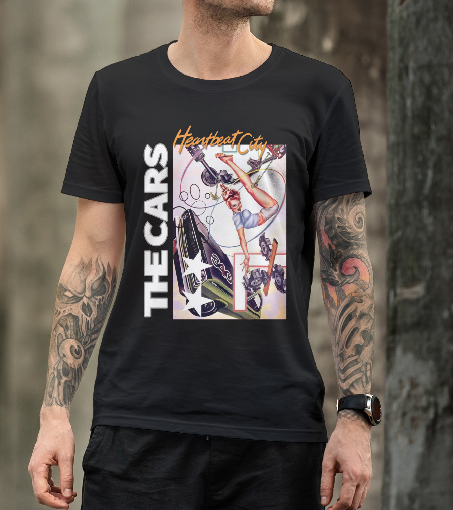 The Cars Heartbeat City 340 Retro T-Shirt