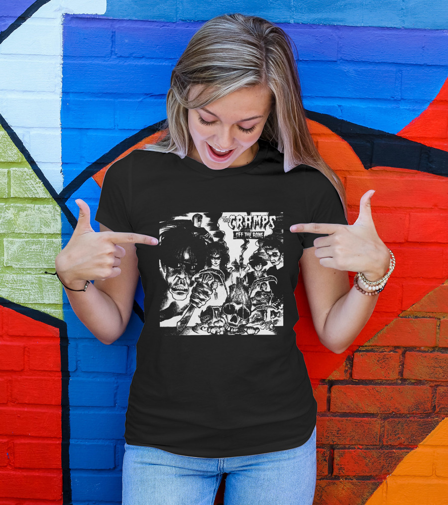 The Cramps Off The Bone Horror Comic T-Shirt
