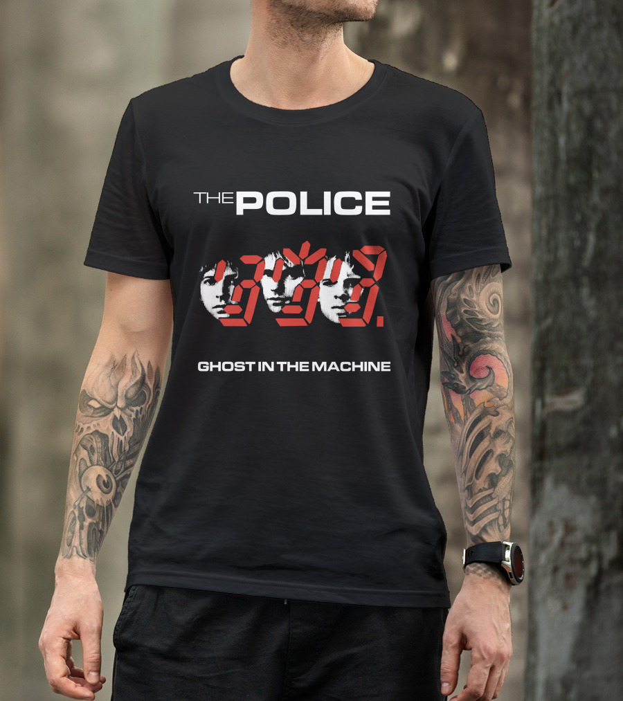 THE POLICE GHOST IN THE MACHINE 1981 ALBUM T-Shirt