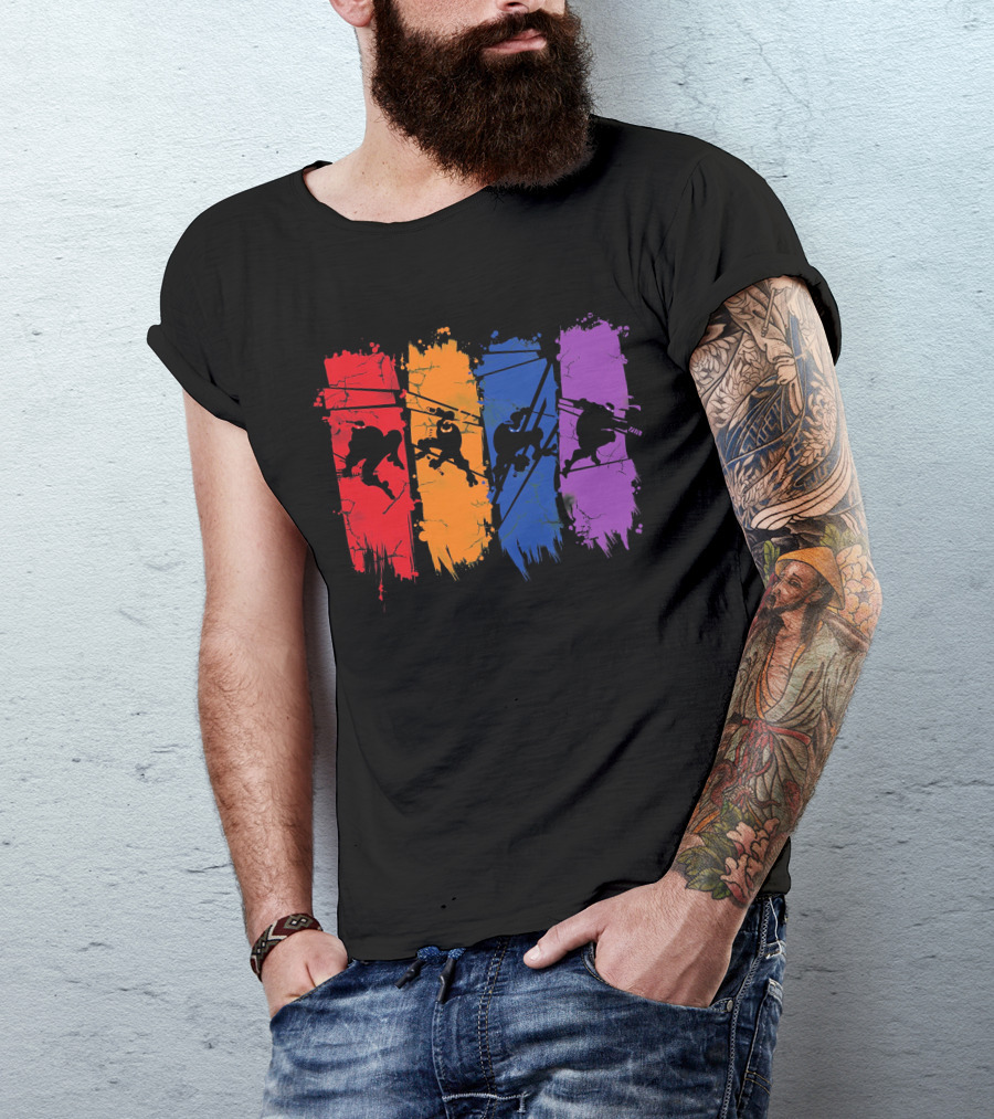 Teenage Mutant Ninja Turtles Colorful T-Shirt