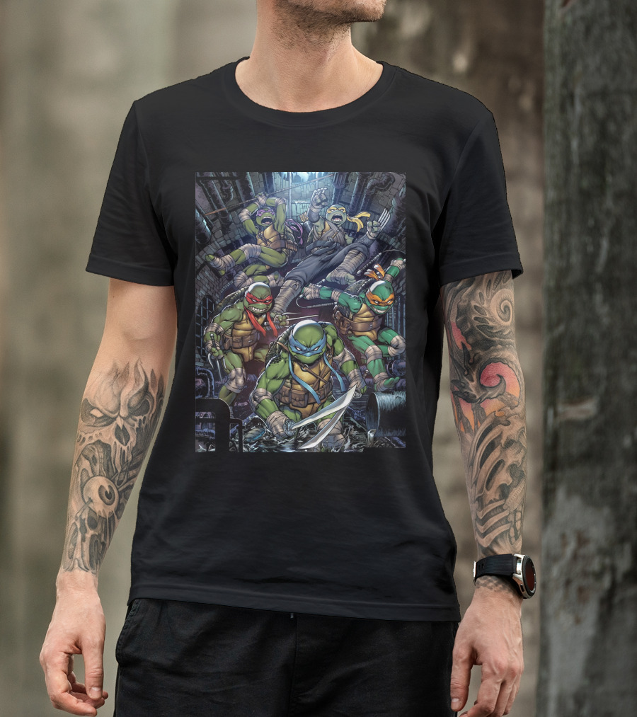 Teenage Mutant Ninja Turtles Sewer Battle Adventure T-Shirt