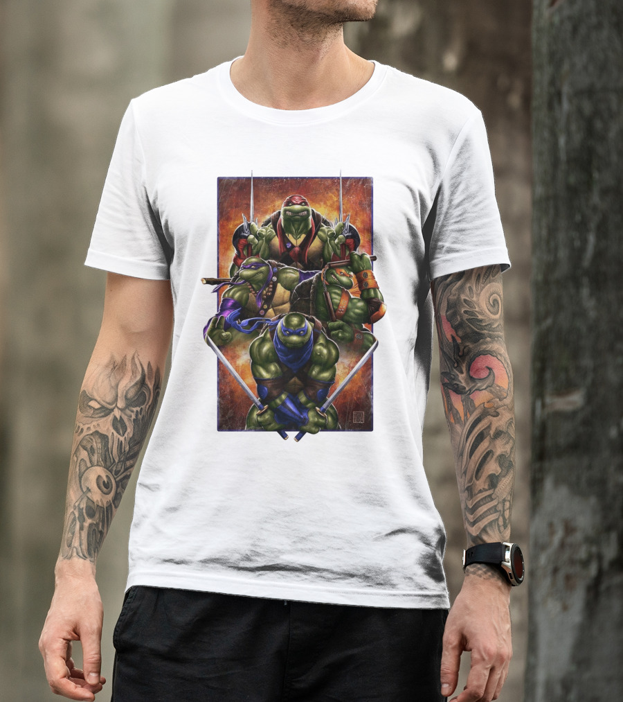Teenage Mutant Ninja Turtles Raphael Leonardo Michelangelo Donatello T-Shirt