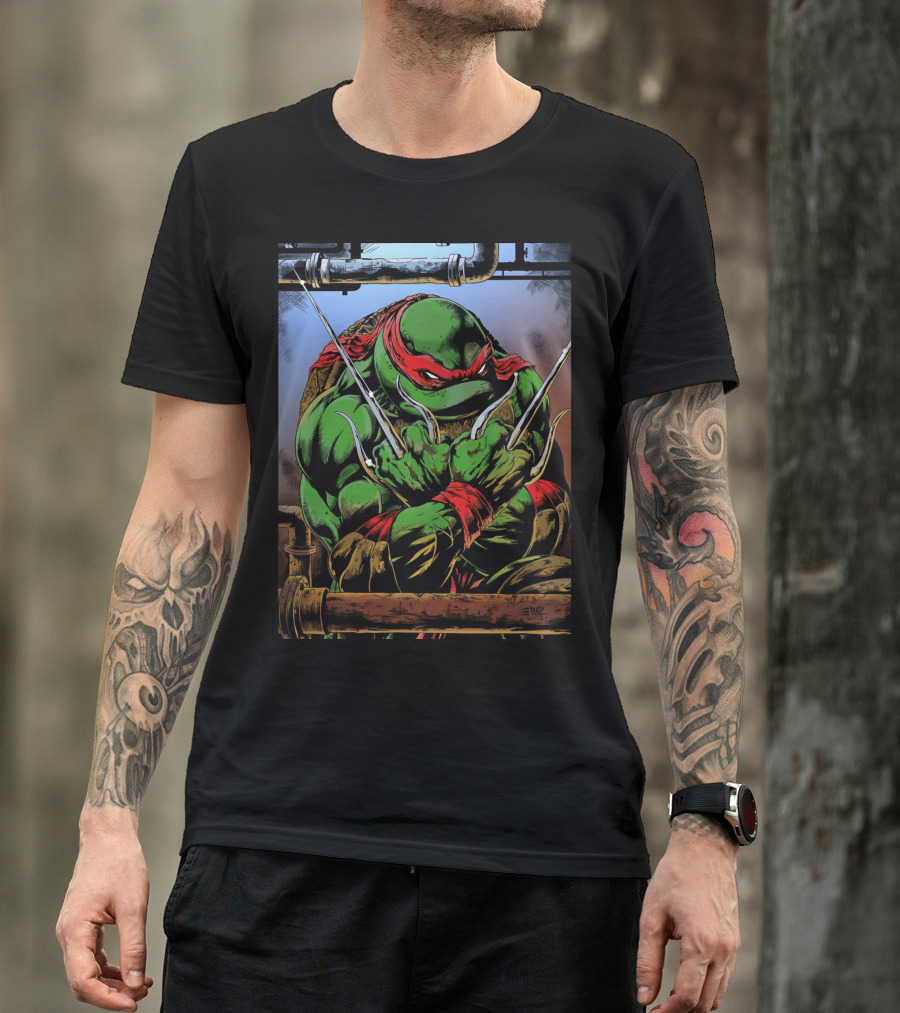 Teenage Mutant Ninja Turtles Raphael Comic T-Shirt