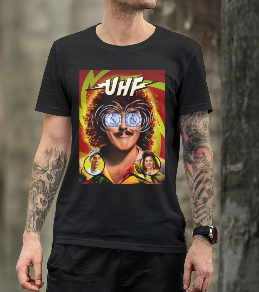 Weird Al Yankovic UHF Retro Comedy Movie Poster With Characters T-Shirt