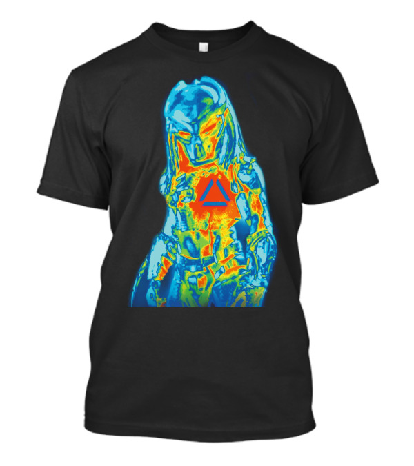 Predator Thermal Vision Style With Triangle T-Shirt