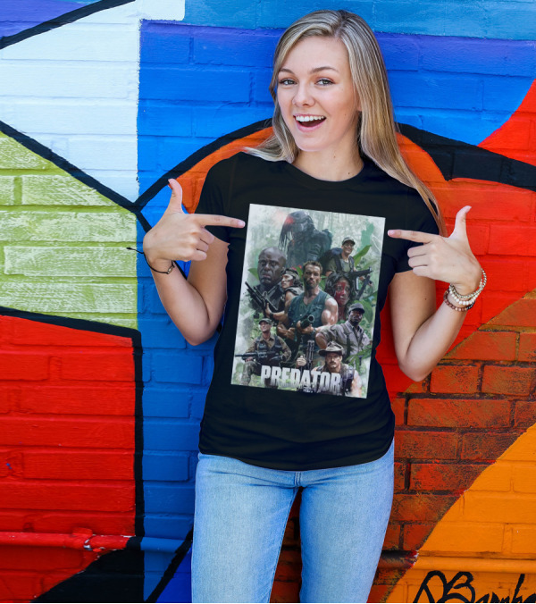 Predator Movie Characters T-Shirt
