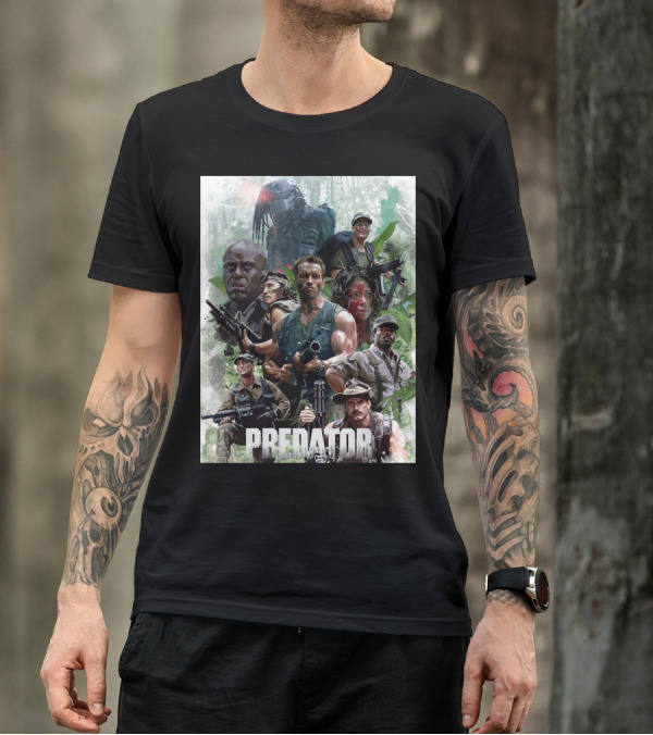Predator Movie Characters T-Shirt