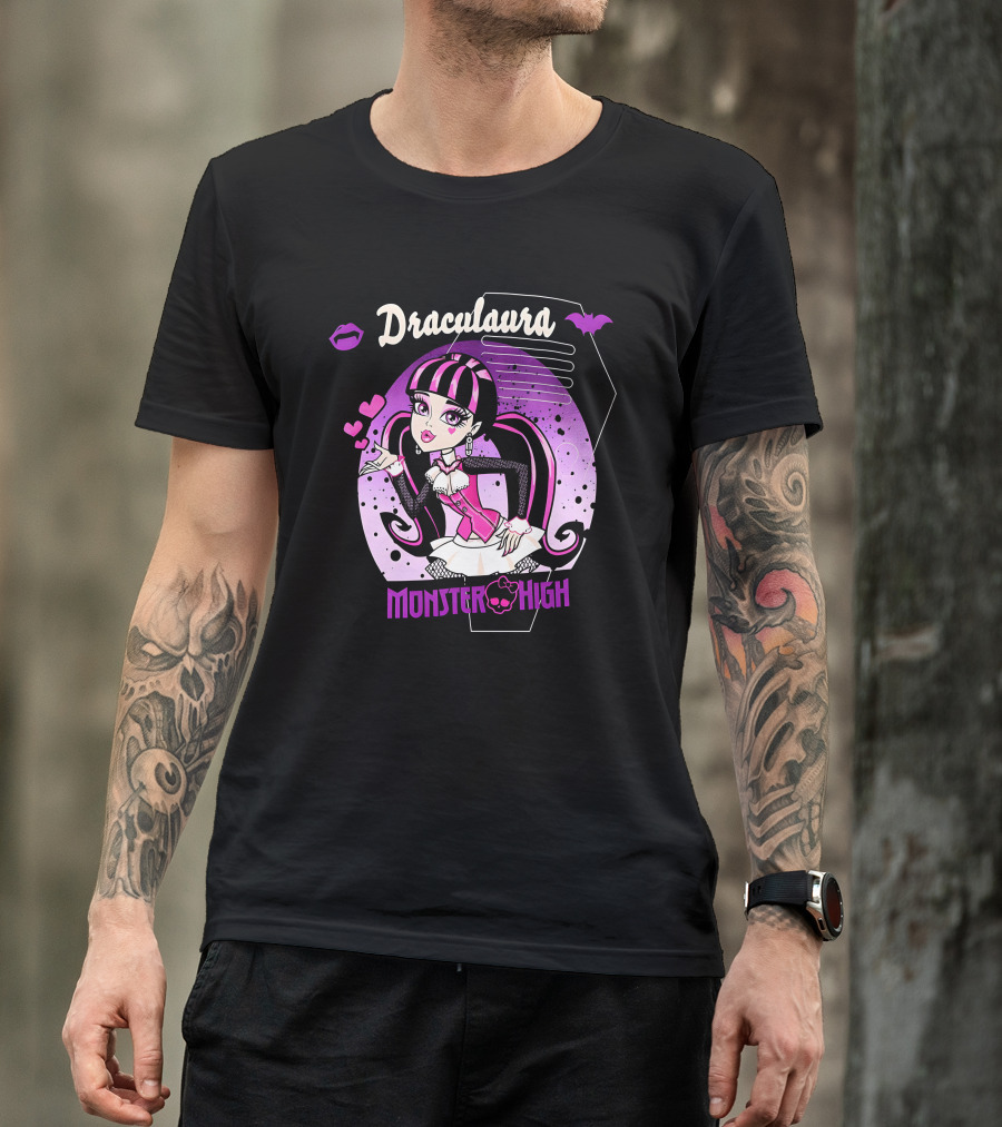 Draculaura Monster High Boyfriend Fit Girls T-Shirt
