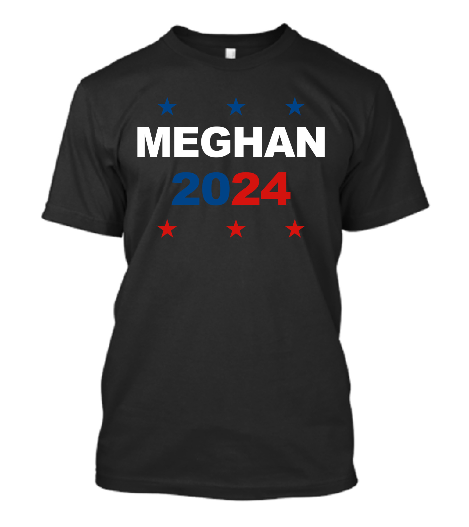 Meghan 2024 Election Campaign Stars Red White Blue T-Shirt