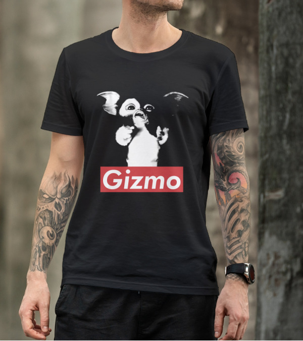 Gizmo Gremlins Vintage Style Black And White Image T-Shirt