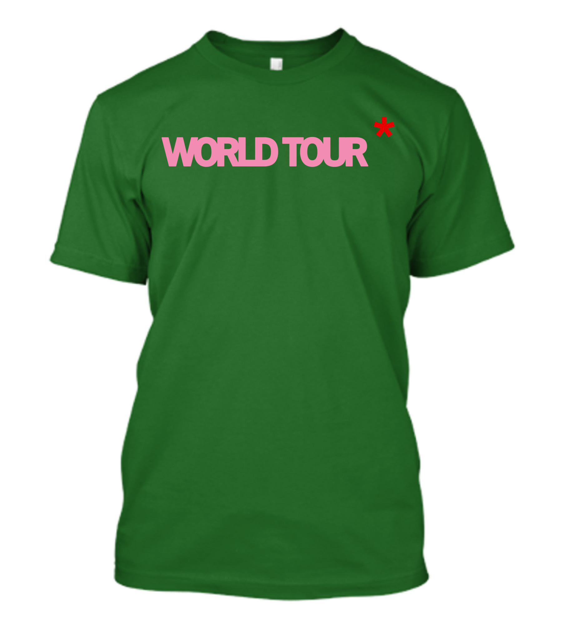 World Tour Justin Bieber Merch T-Shirt