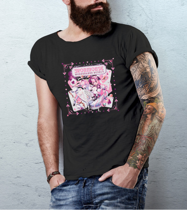 Ironmouse Wonderland Reject Alice-Inspired Fantasy Adventure T-Shirt