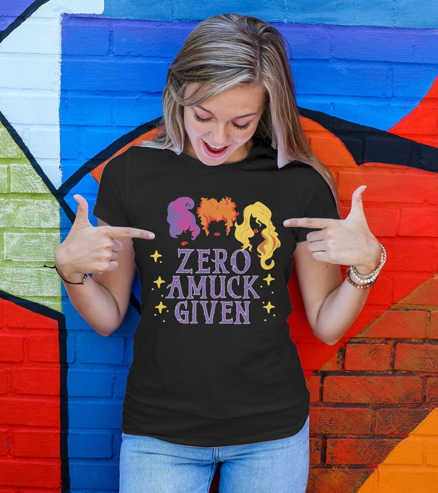 Zero Amuck Given Witch Sisters Halloween T-Shirt
