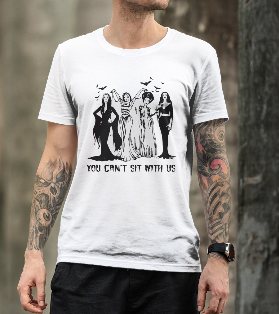 You Can’t Sit With Us Gothic Horror Icons T-Shirt