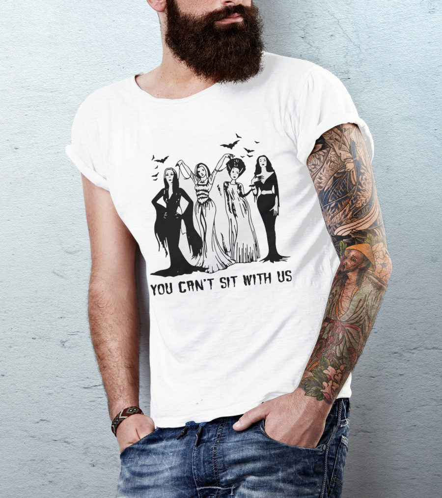 You Can’t Sit With Us Gothic Horror Icons T-Shirt