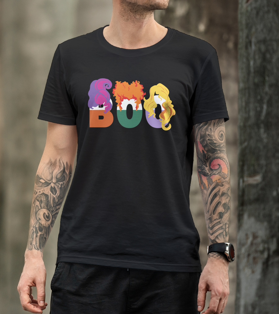 Boo HP01 Sanderson Sisters Halloween Hair T-Shirt