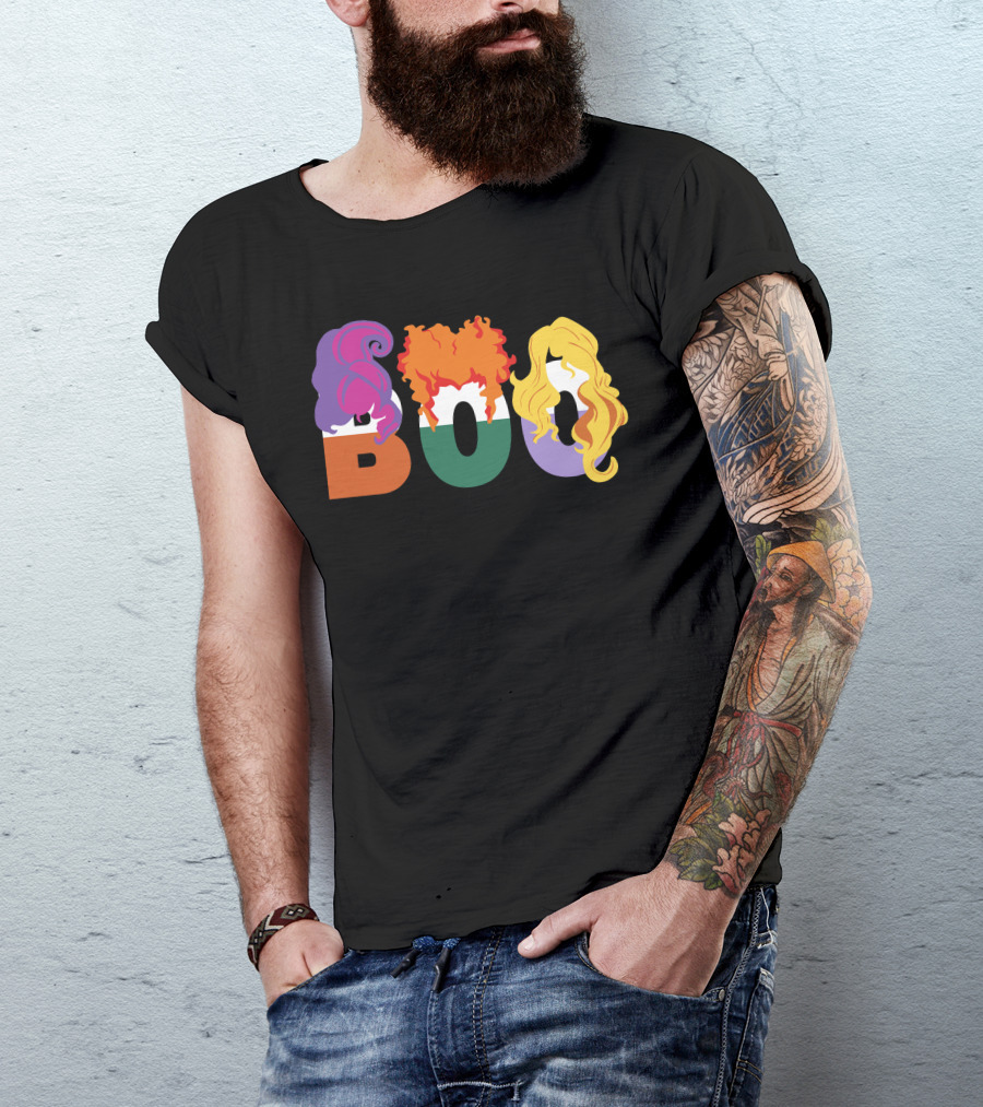 Boo HP01 Sanderson Sisters Halloween Hair T-Shirt