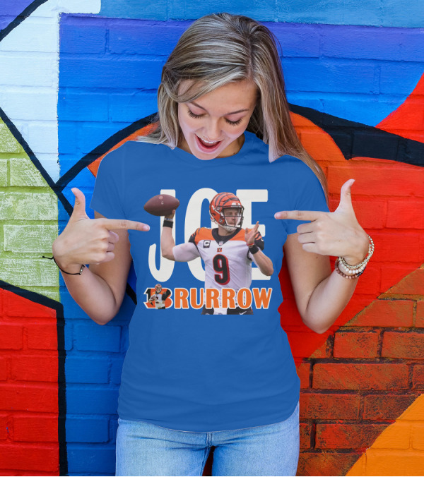 JOE BURROW Bengals Quarterback NFL Football T-Shirt
