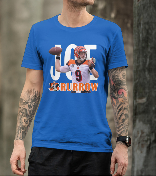 JOE BURROW Bengals Quarterback NFL Football T-Shirt