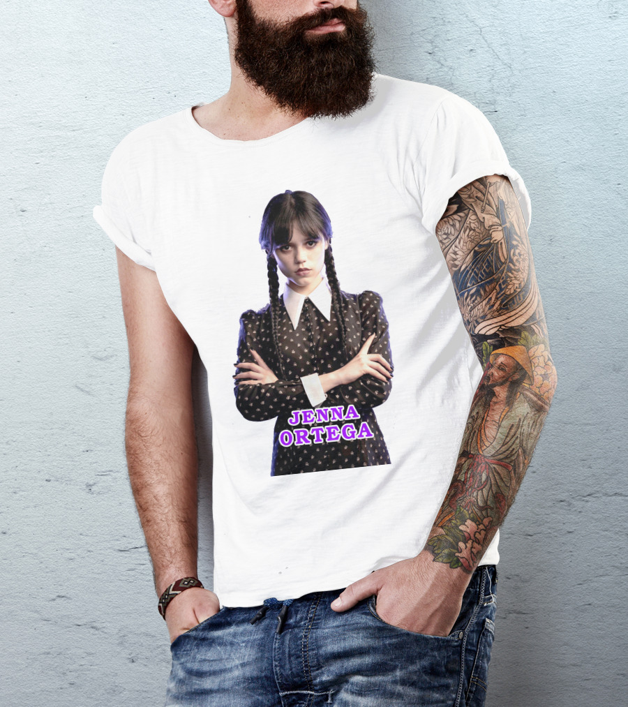 Jenna Ortega Iconic Braided T-Shirt