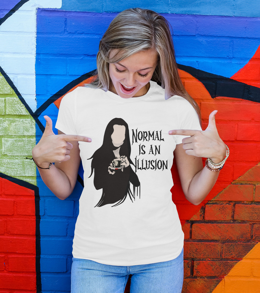 Wednesday Addams Normal Is An Illusion T-Shirt