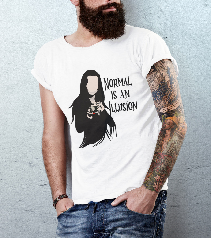 Wednesday Addams Normal Is An Illusion T-Shirt