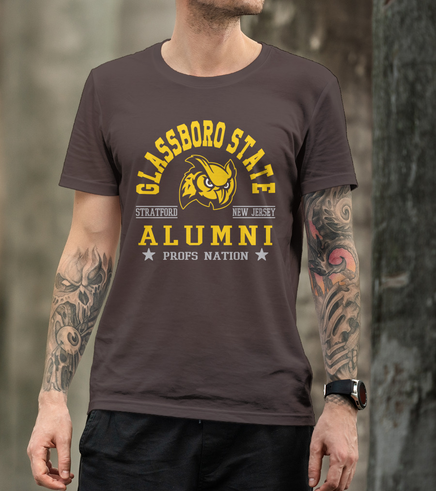 Glassboro State New Jersey Alumni Profs Nation Stratford Owl T-Shirt