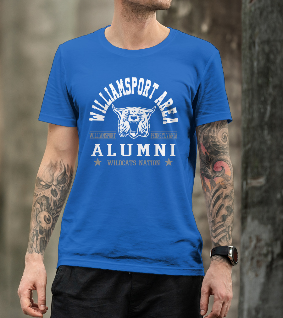 Williamsport Area Wildcats Pennsylvania Alumni Nation T-Shirt