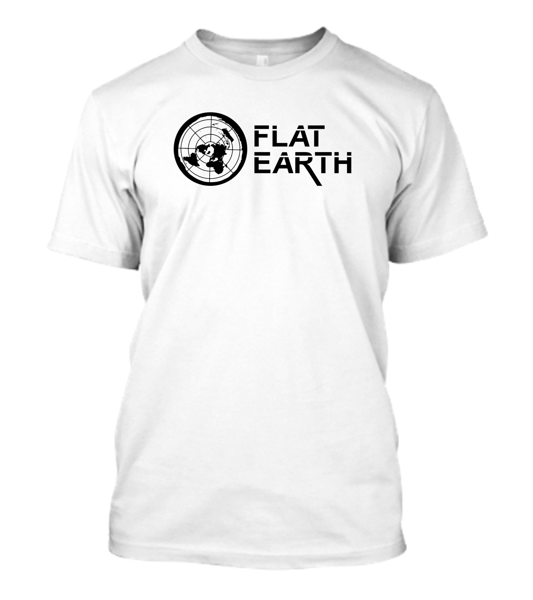 Flat Earth Map Globe T-Shirt