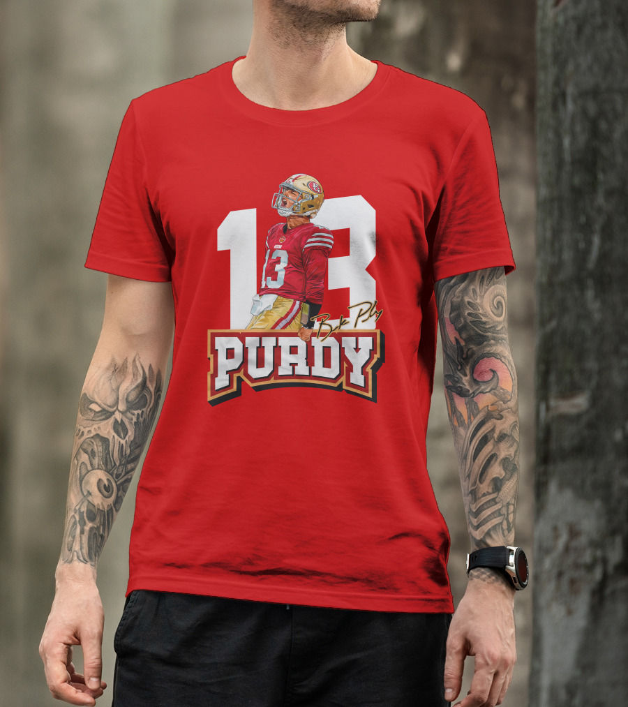 13 Brock Purdy Football Jersey San Francisco Player T-Shirt