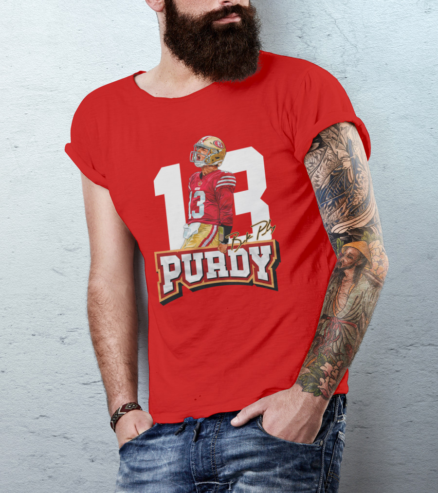 13 Brock Purdy Football Jersey San Francisco Player T-Shirt