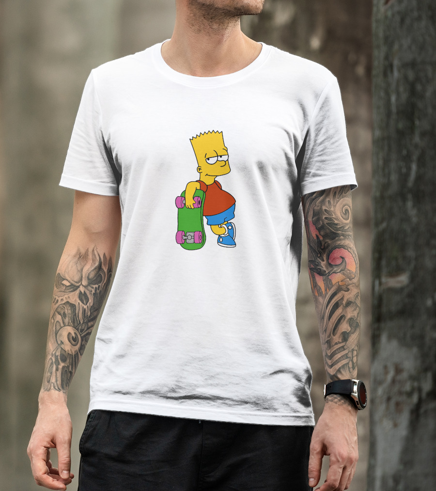 Bart Simpson Skateboard T-Shirt