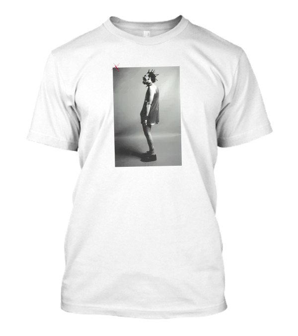 Yb Weird Edgy Black And White Punk Aesthetic T-Shirt
