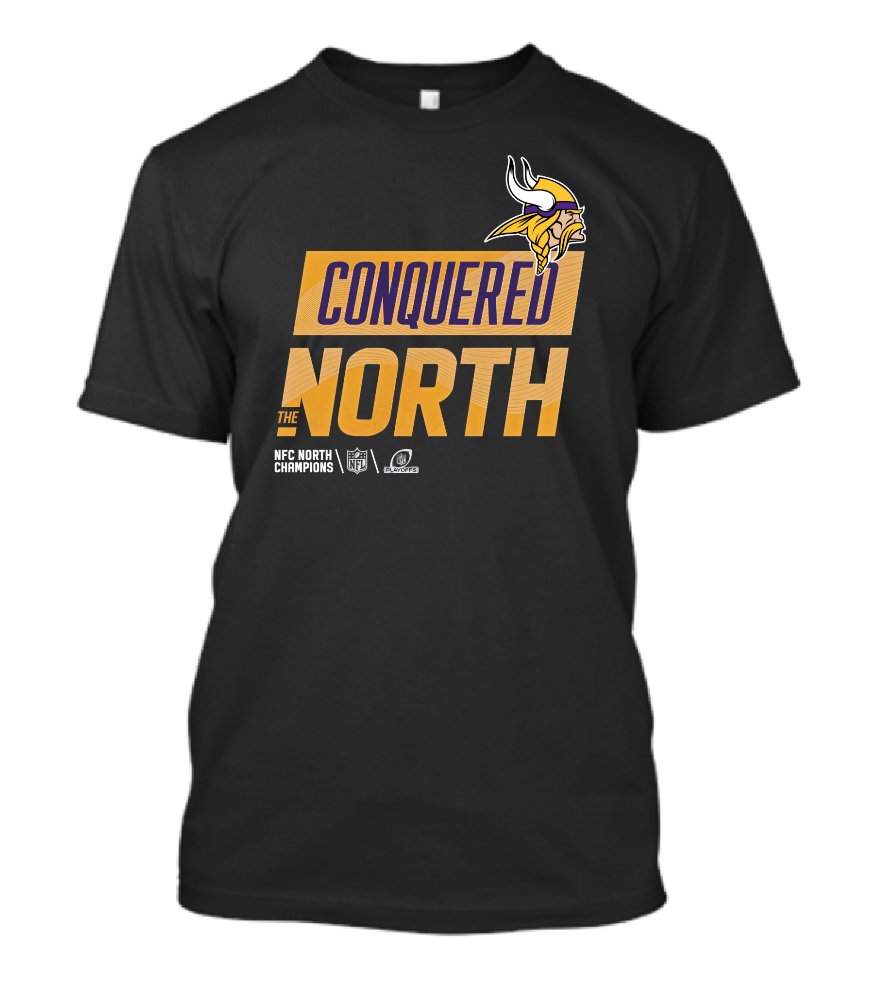 Minnesota Vikings NFC North Champions Conquered The North T-Shirt