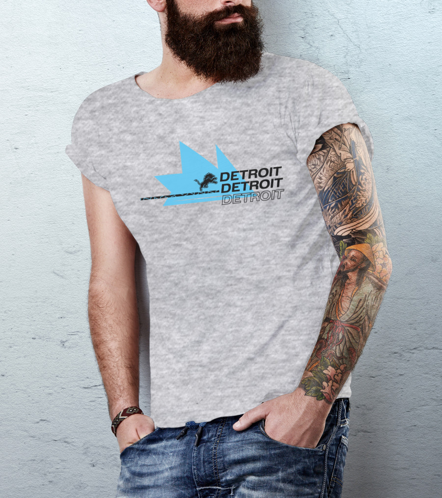 Ninja Detroit Lions Detroit Detroit T-Shirt