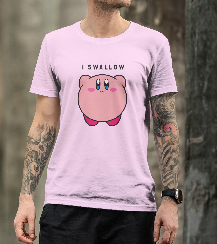 Kirby I Swallow Retro Gaming T-Shirt