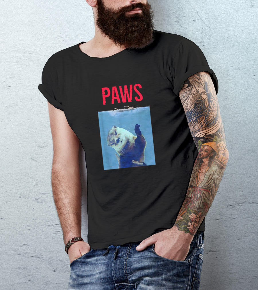 PAWS Funny Otter Jaws T-Shirt